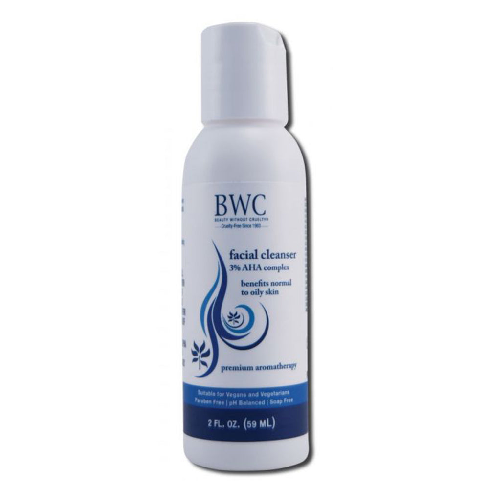 BWC Premium Aromatherapy Facial Cleanser Benefits Normal to Oily Skin 2Oz (59ml)