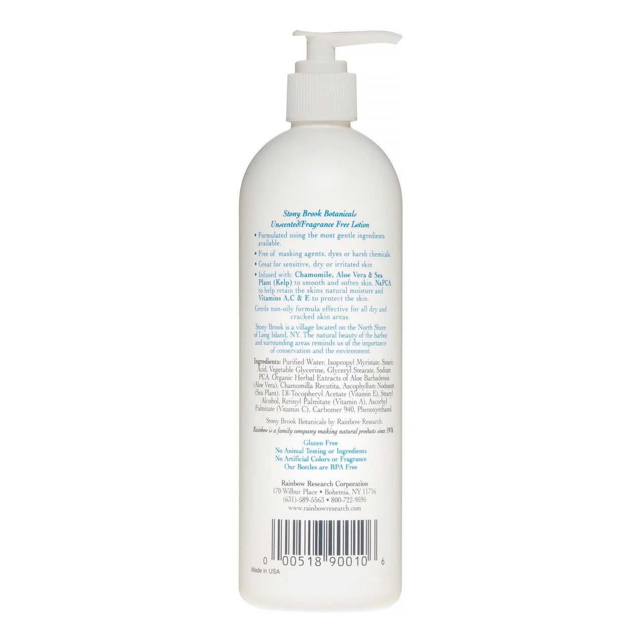 Stonybrook Botanicals Oil Free Body Lotion, Fragrance Free - 16 Oz