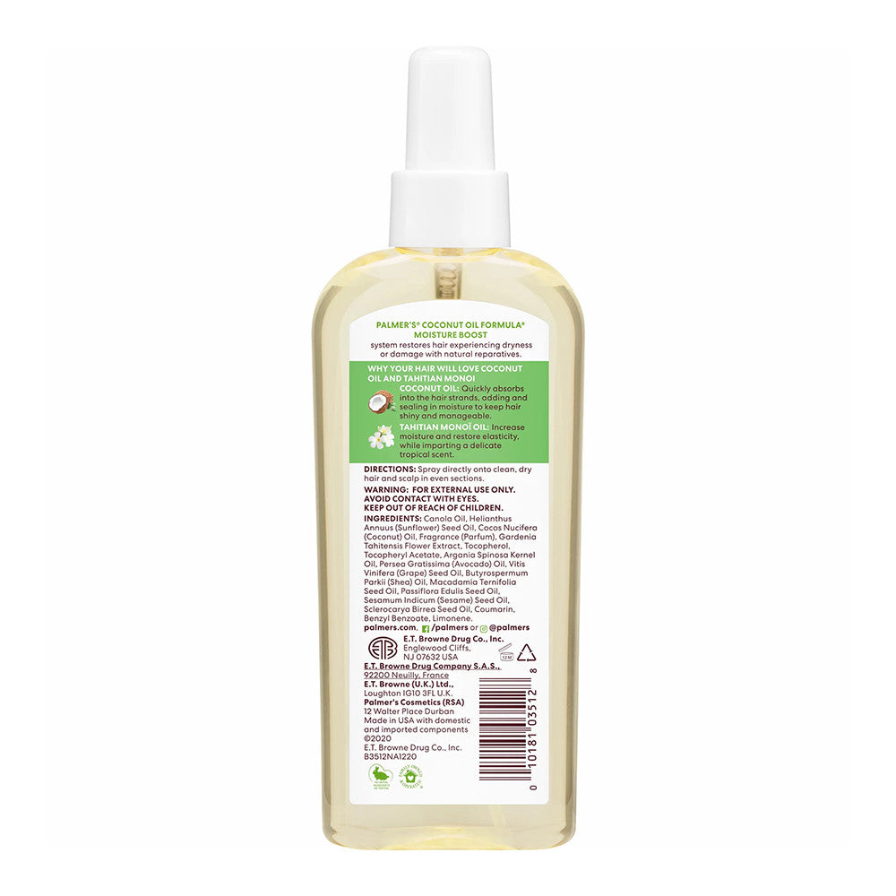 Palmers Coconut Oil Formula Moisture Boost Hair and Scalp Oil, 5.1 Oz