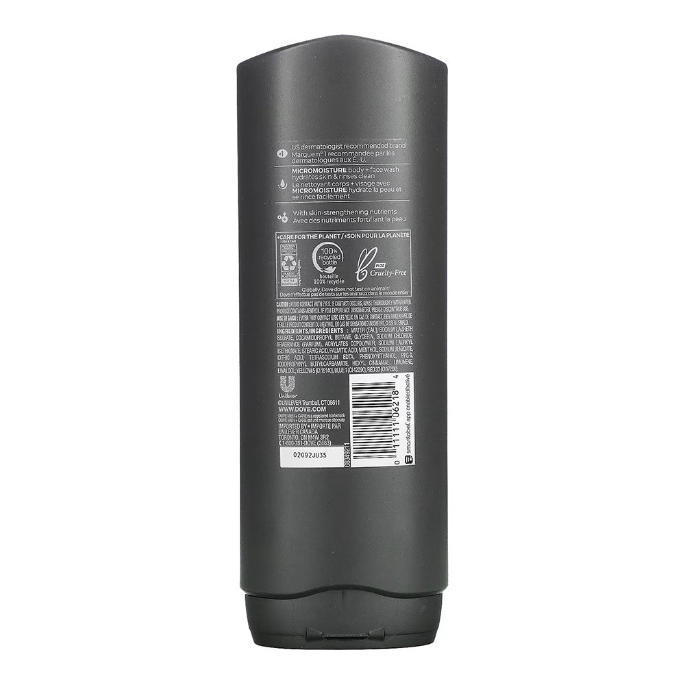 Dove Men Plus Care Refreshing Body And Face Wash, Extra Fresh, 18 Oz