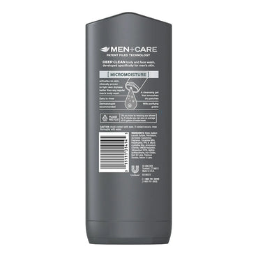 Dove Men Plus Care Body And Face Wash, Deep Clean, 18 Oz