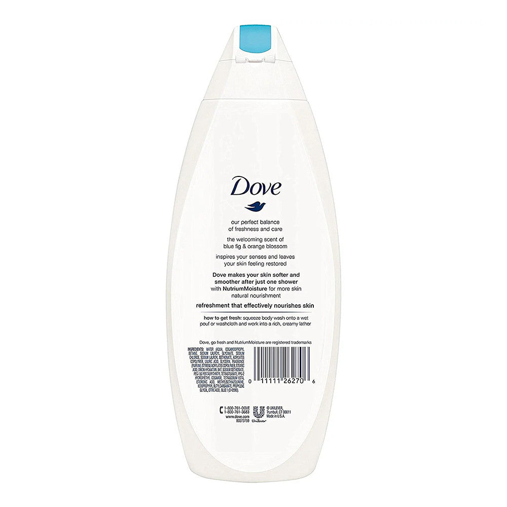 Dove Go Fresh Restore Body Wash, Blue Fig and Orange Blossom, 22 Oz