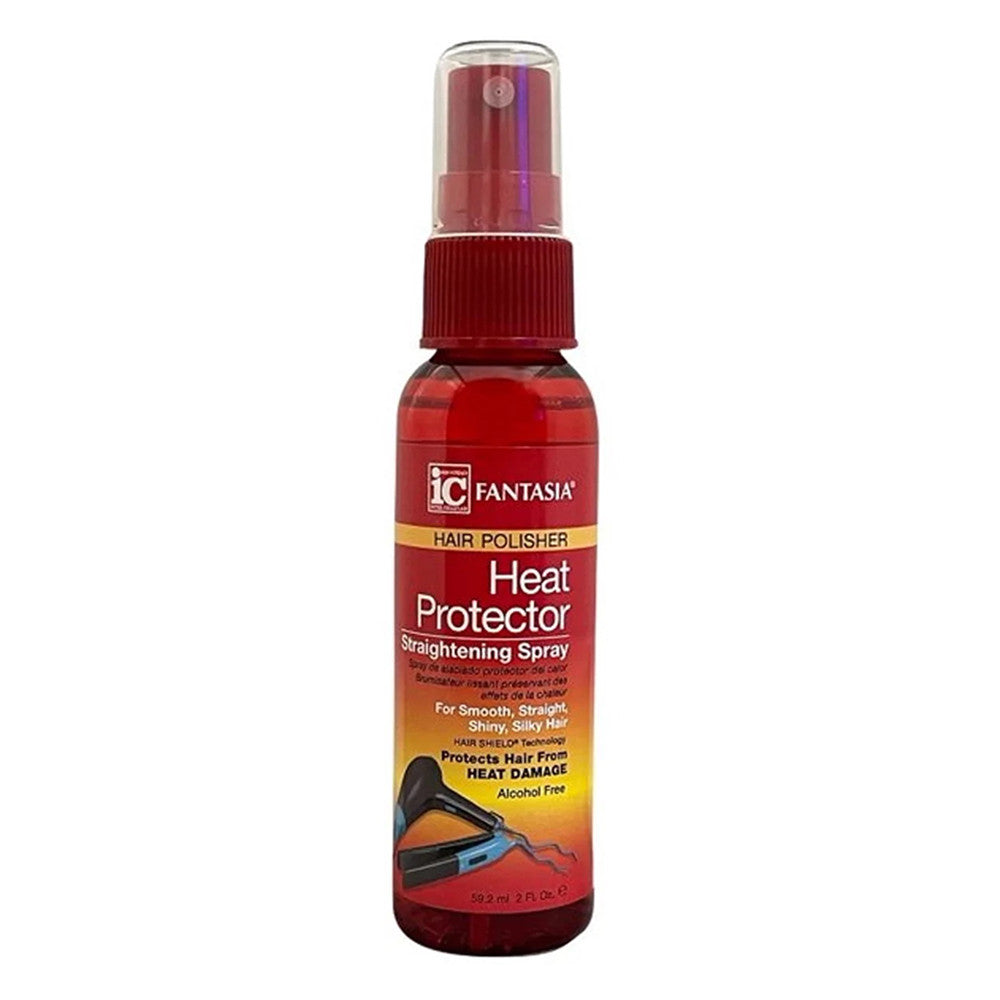 Fantasia IC Hair Polisher Heat Protector Straightening Spray, 2 Oz