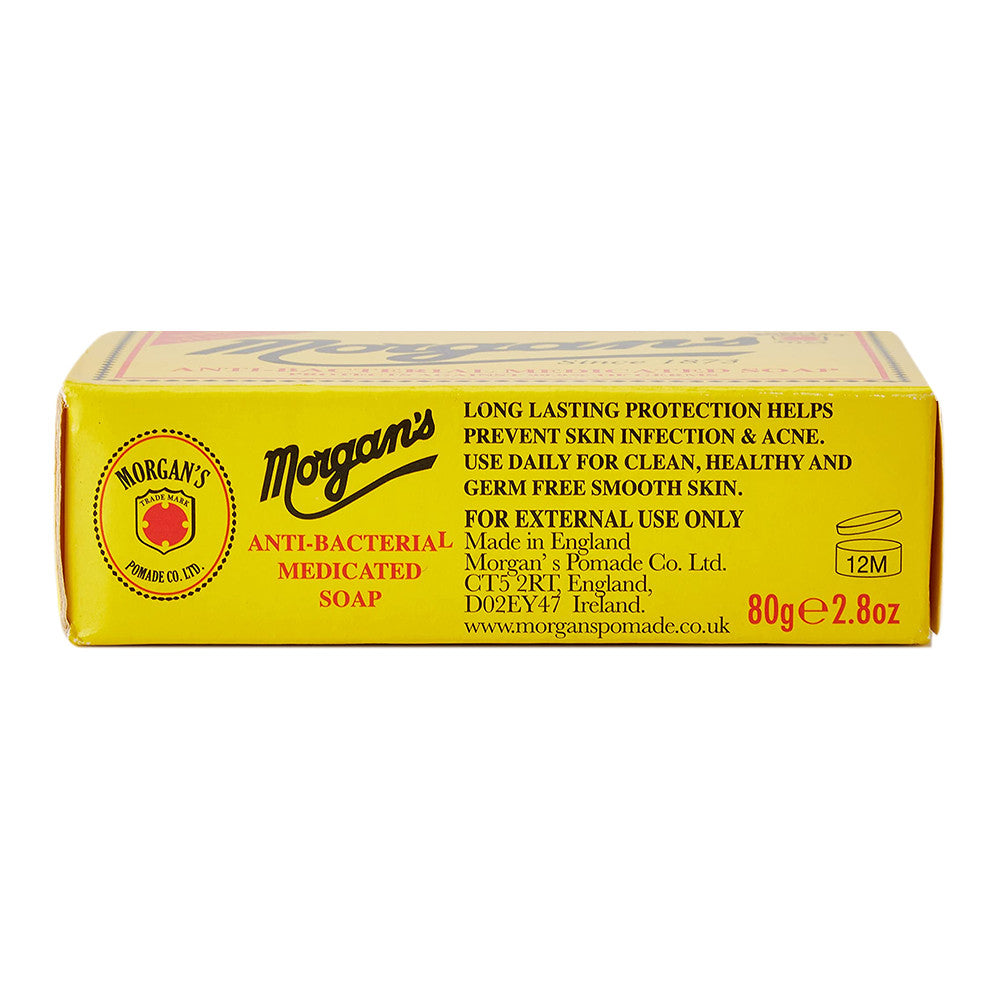 Morgans Antibacterial Medicated Soap Bar with Vitamin E, 2.8 Oz