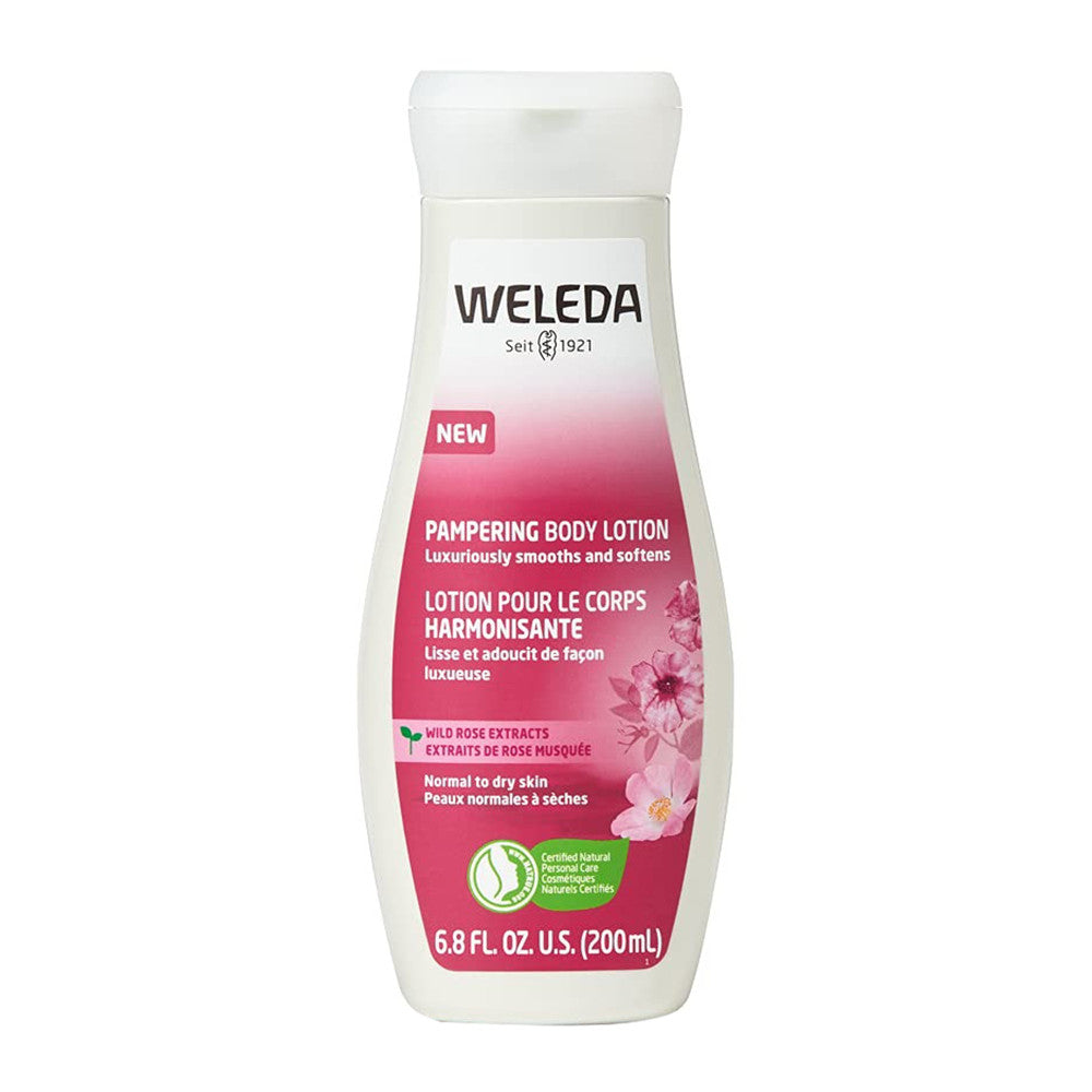 Weleda Wild Rose Pampering Body Lotion, 6.8 Oz