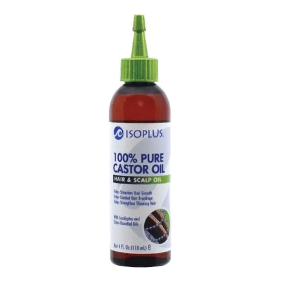 Isoplus Pure Castor Oil Hair Scalp Oil, 4 Oz
