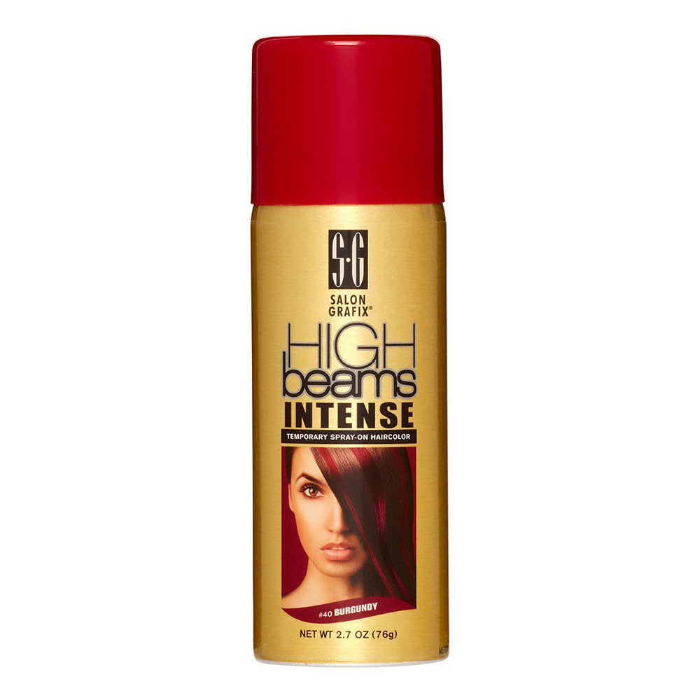 High Beams Intense Temporary Spray On Hair Color, 40 Burgundy, 2.7 Oz