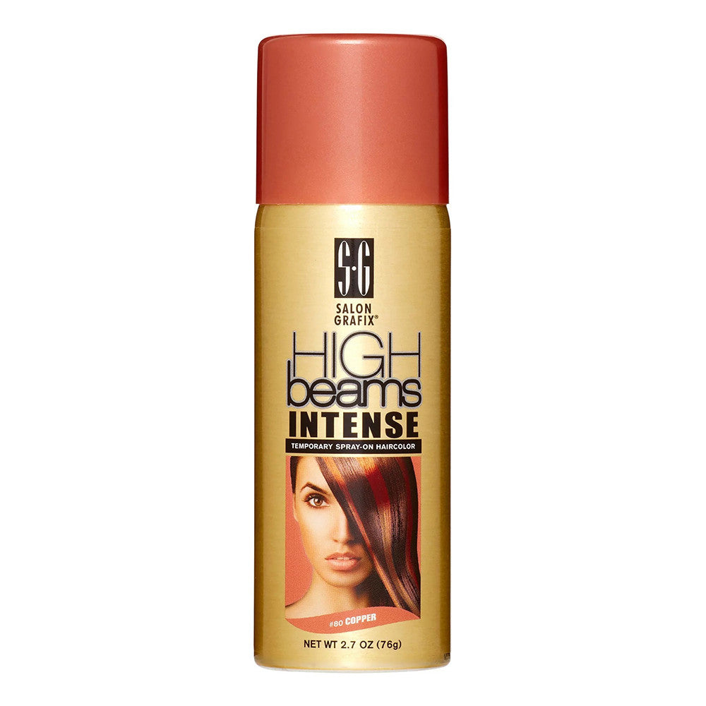 High Beams Intense Temporary Spray On Hair Color, 80 Copper, 2.7 Oz