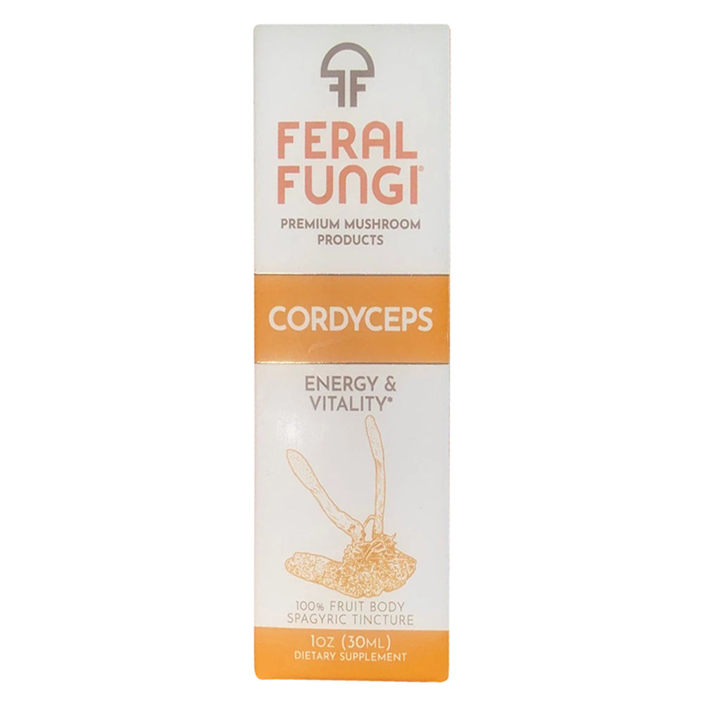 Feral Fungi Cordyceps Energy and Vitality Dietary Supplement 1Oz (30ml)