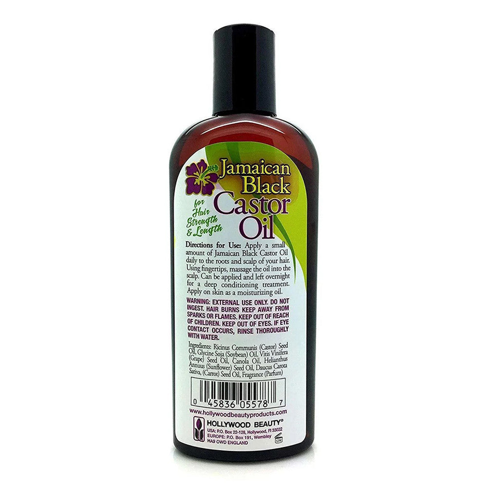 Hollywood Beauty Jamaican Black Castor Oil, 8 Oz