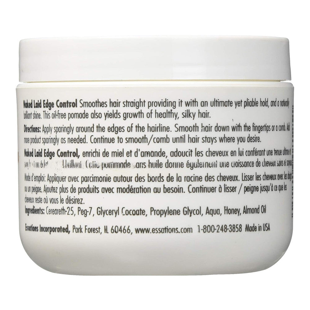 Naked Laid Edge Control Gel with Honey and Almond, 4 Oz