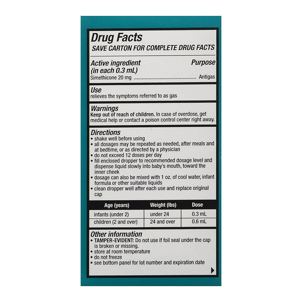 Rugby Infants Gas Relief Simethicone Drops, 1 Oz