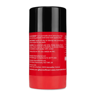 Kaniz Wonder Edge Strong Hold Hair Pomade Stick with Argan Oil, Strawberry, 2.36 Oz
