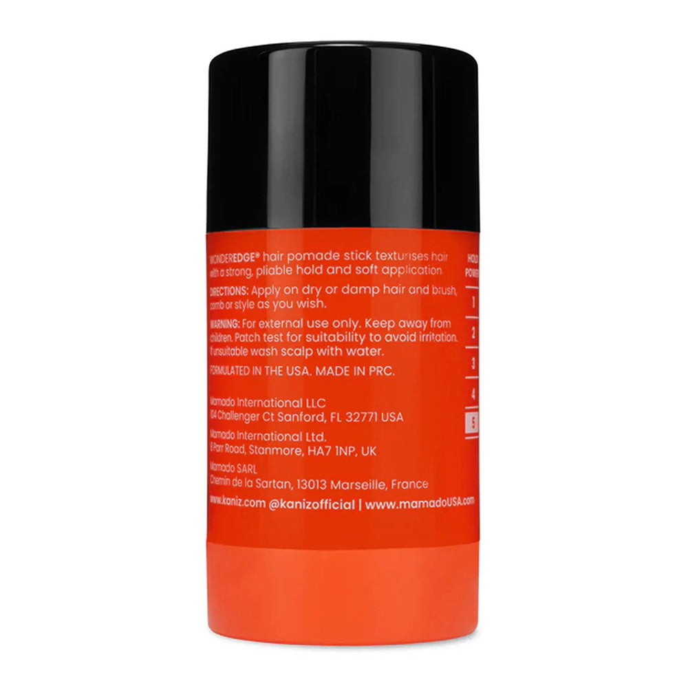 Kaniz Wonder Edge Strong Hold Hair Pomade Stick with Argan Oil, Pineapple, 2.36 Oz