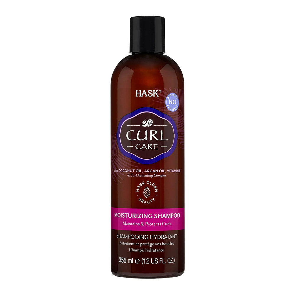 Hask Curl Care Moisturizing Daily Shampoo with Coconut Oil, 12 Oz