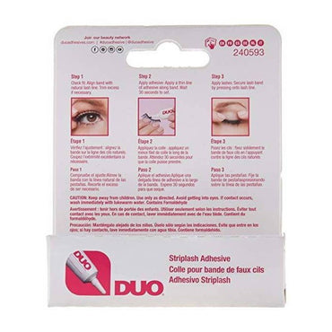 Duo Strip Eye Lash Adhesive, Dark Tone, 0.25 Oz