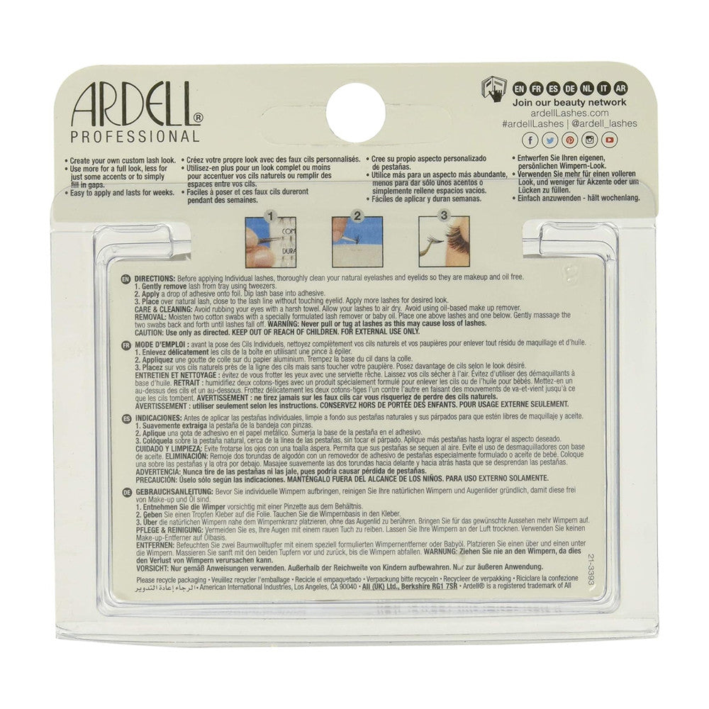 Ardell Professional Individual Duralash Knot Free Naturals, Medium Brown, 1 Ea