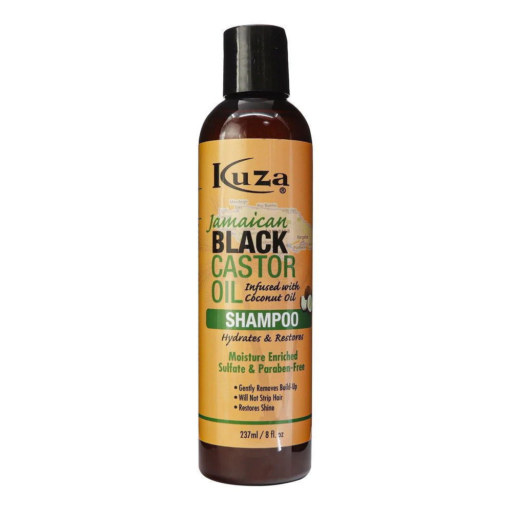 Kuza Jamaican Black Castor Oil Hydrate Shampoo, 8 Oz