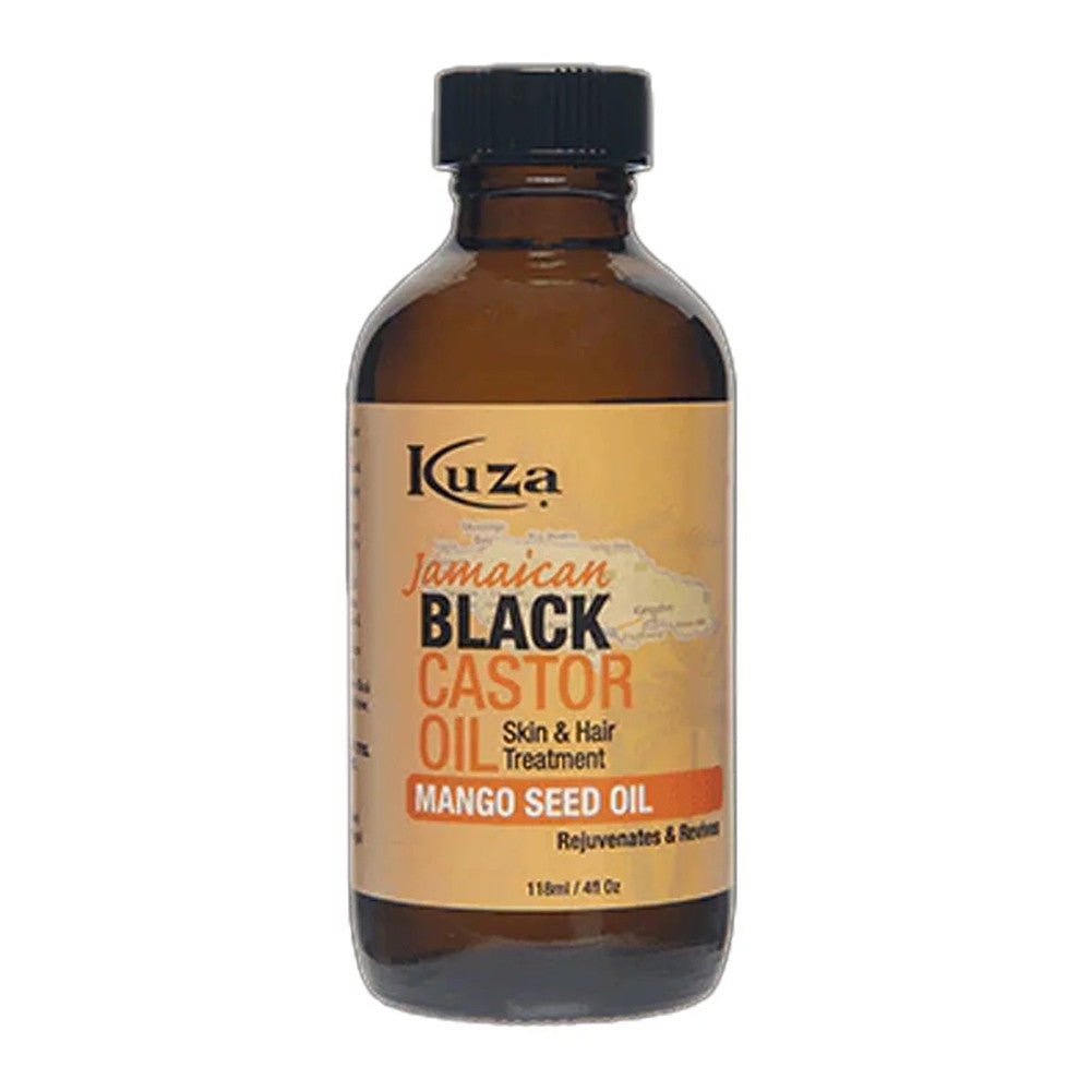 Kuza Jamaican Black Castor Oil for Skin and Hair Treatment, Mango Seed, 4 Oz