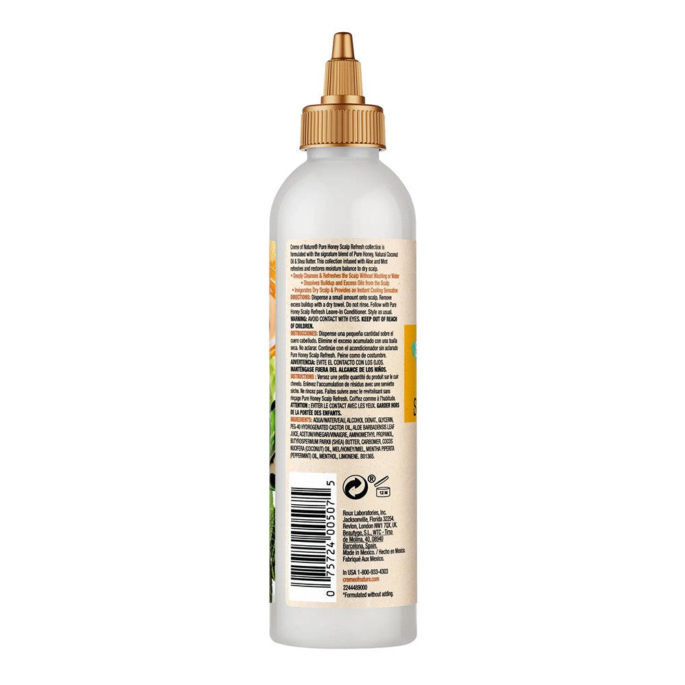 Creme of Nature Pure Honey Scalp Refresh Cleansing Scalp Treatment, 8 Oz