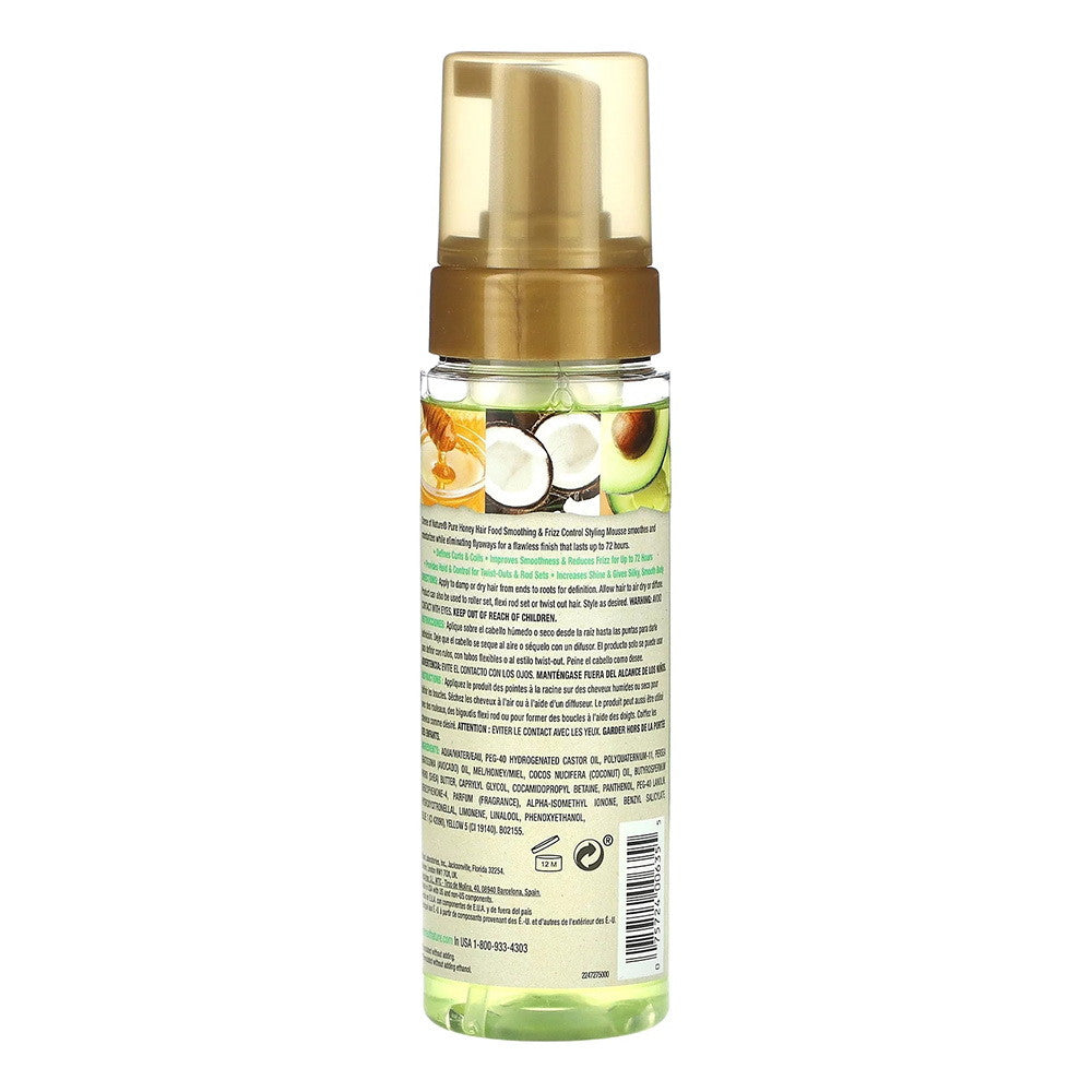 Creme of Nature Pure Honey Hair Food Styling Mousse, 7 Oz