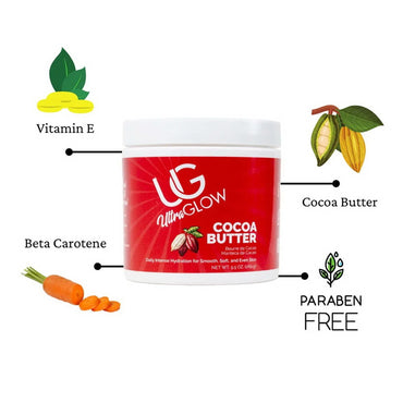 Ultra Glow Cocoa Butter Daily Intense Hydration for Smooth Skin, 9.5 Oz