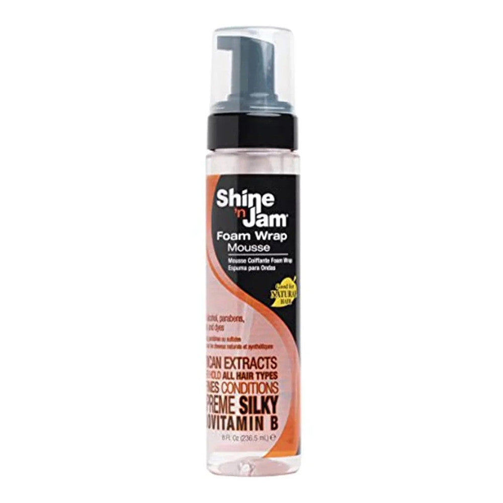 Ampro Shine-n-Jam Foam Wrap Mousse, 8 Oz