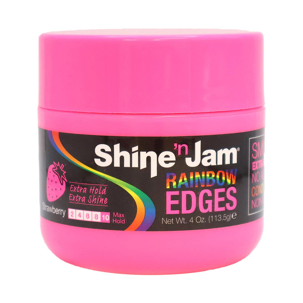 Ampro Shine N Jam Rainbow Edges, Strawberry, 4 Oz