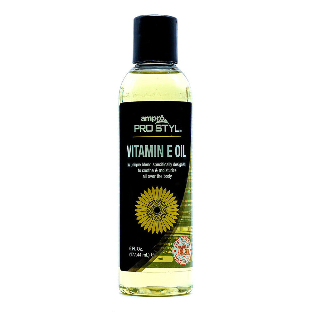 Ampro Pro Style Vitamin E Oil, Body Moisturize, 6 Oz