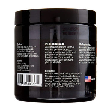 Dax Black Royal Jelly Pure Bees Wax, 7.5 Oz