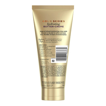 Pantene Gold Series Hydrating Butter Cream with Argan Oil, 6.8 Oz