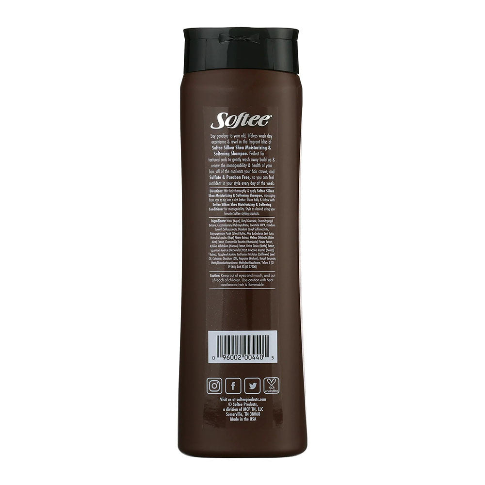 Softee Silken Shea Moisturizing Hair Shampoo, 12.5 Oz