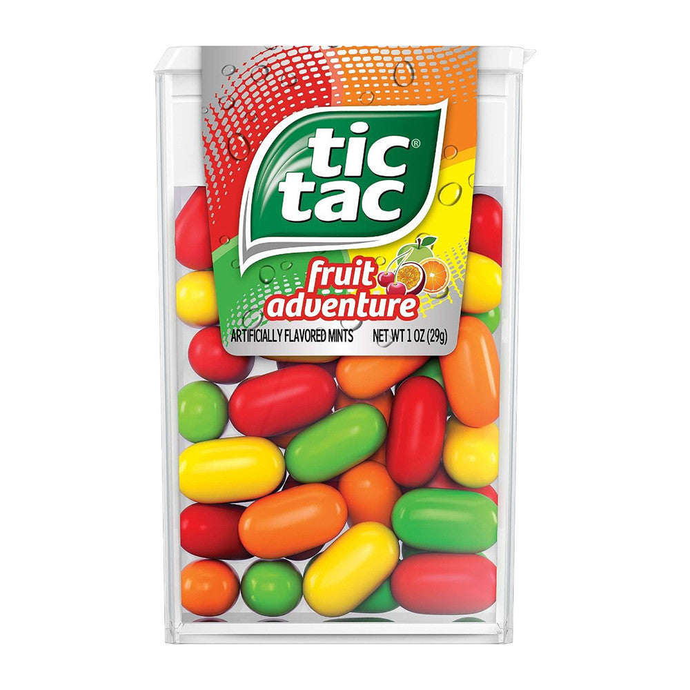 Tic Tac Fruit Adventure Mints, Case Of 12, 1 Oz