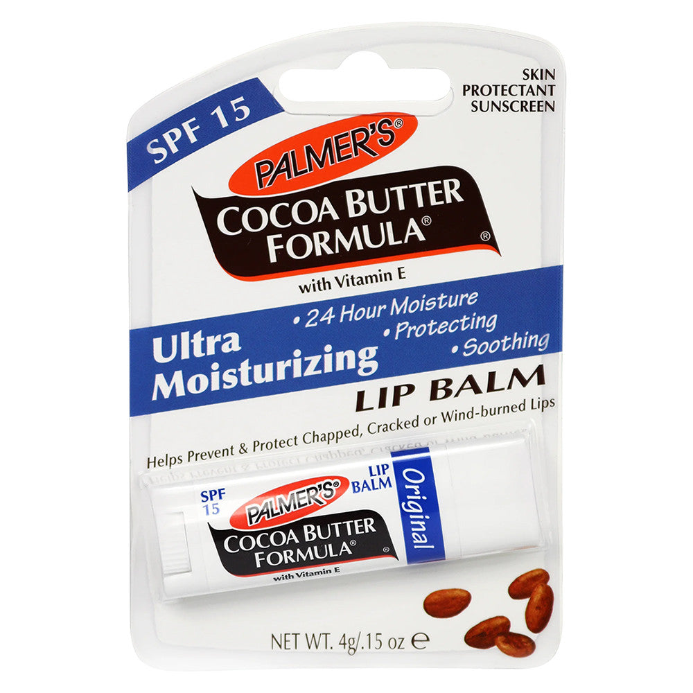 Palmer's Cocoa Butter Formula Ultra Moisturizing Lip Balm SPF 15 Original 0.15 oz, 12 Pack