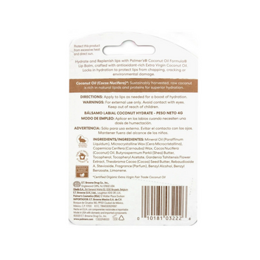 Palmers Coconut Oil With Vitamin E, SPF 15 Lip Balm, 0.15 oz