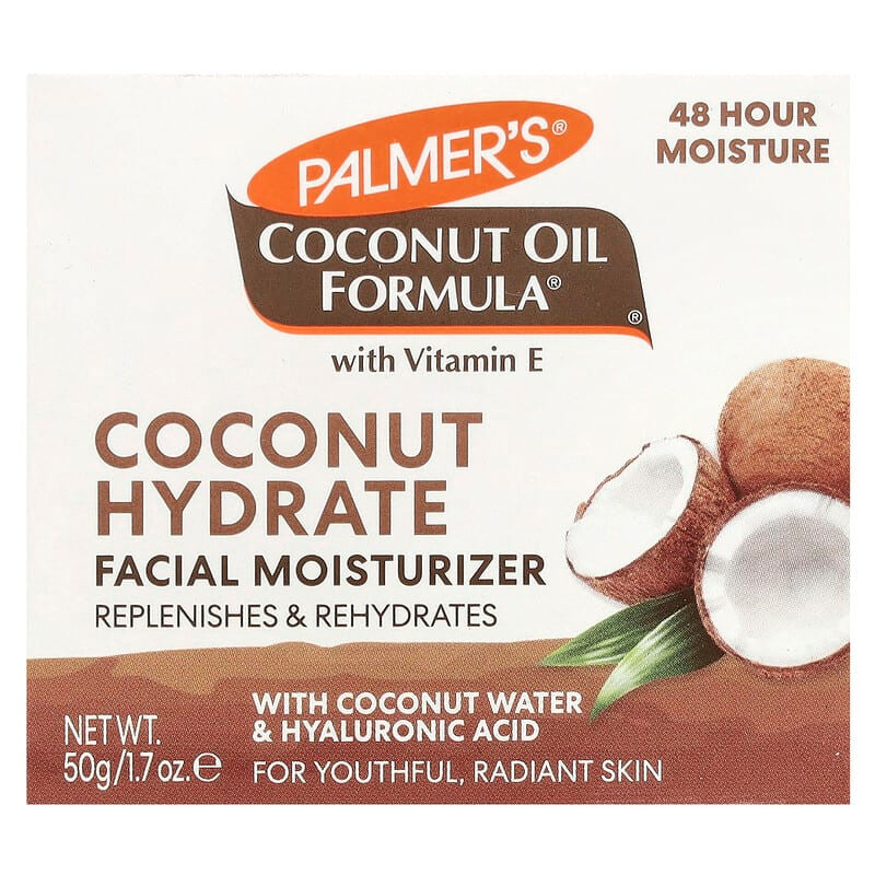 Palmers Coconut Oil Formula, Coconut Water Facial Moisturizer, 1.7 Oz
