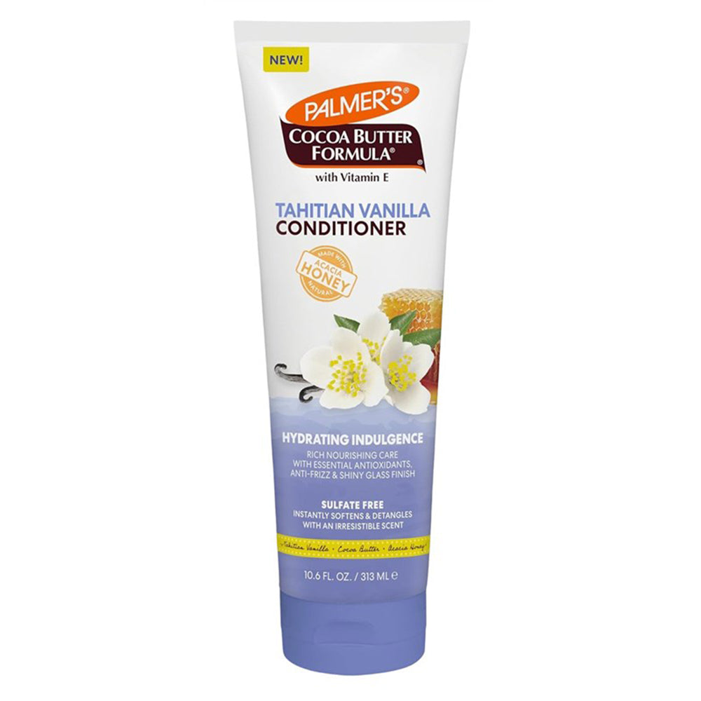 Palmers Cocoa Butter Formula Tahitian Vanilla Hair Conditioner Hydrating and Moisturizing Detangler 10.6Oz (313ml)