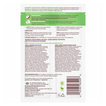 Palmers Coconut Oil Formula Moisture Boost 2-Step Mask, 1 Oz