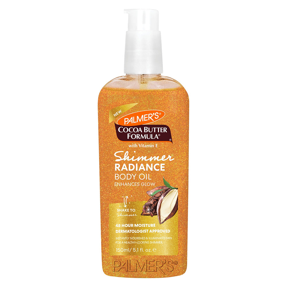 Palmers Cocoa Butter Shimmer Radiance Body Oil Enhances Glow 5.1Oz (150ml)