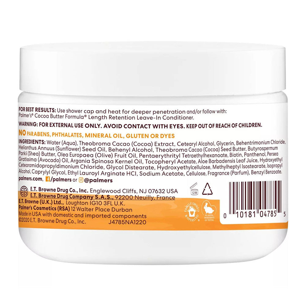 Palmers Cocoa Butter Formula Length Retention Deep Conditioner, 12 Oz