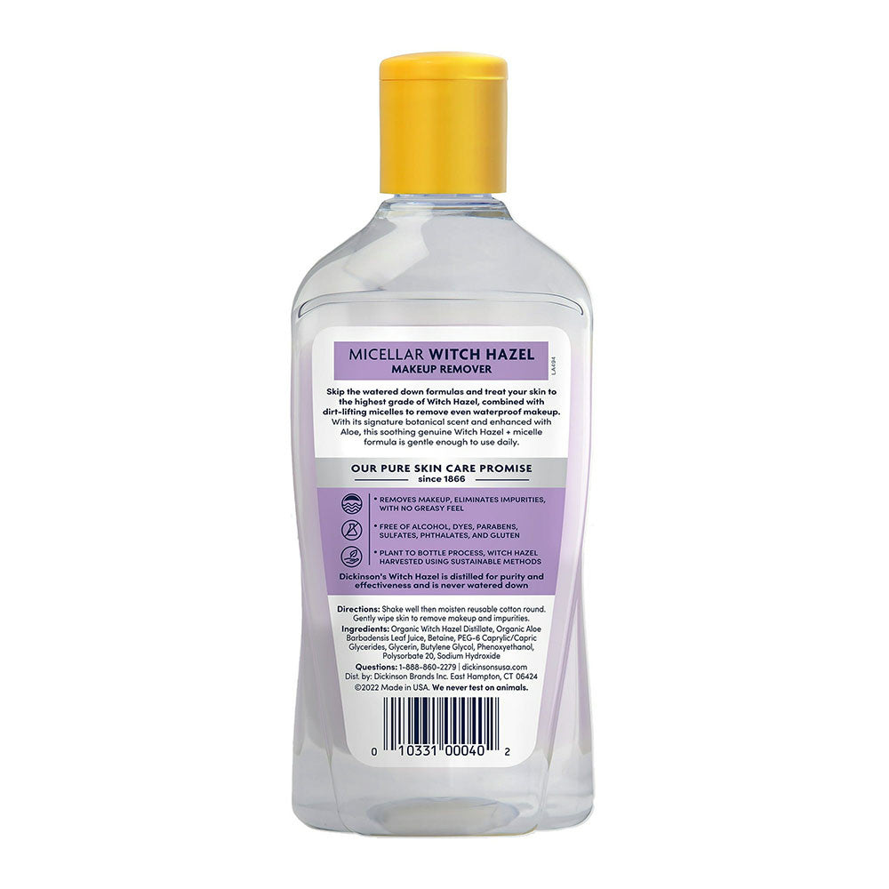 Dickinson Witch Hazel Micellar Cleansing, 16 Oz