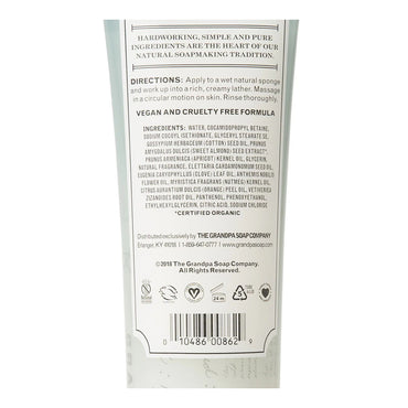 The Grandpa Soap Company Cotton seed Cleansing Shower Oil Body Wash, 9.5 Oz