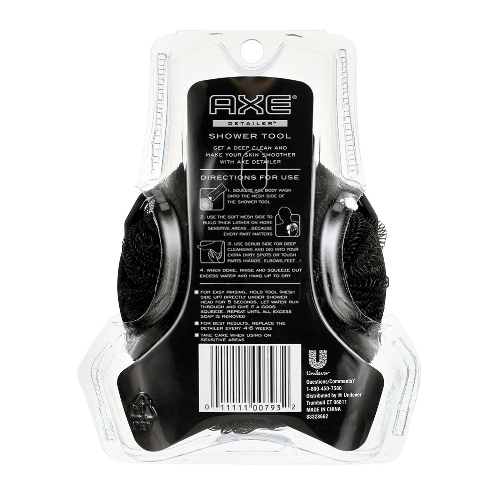 Axe Detailer 2 Sided Cleansing Shower Tool - 1 Ea