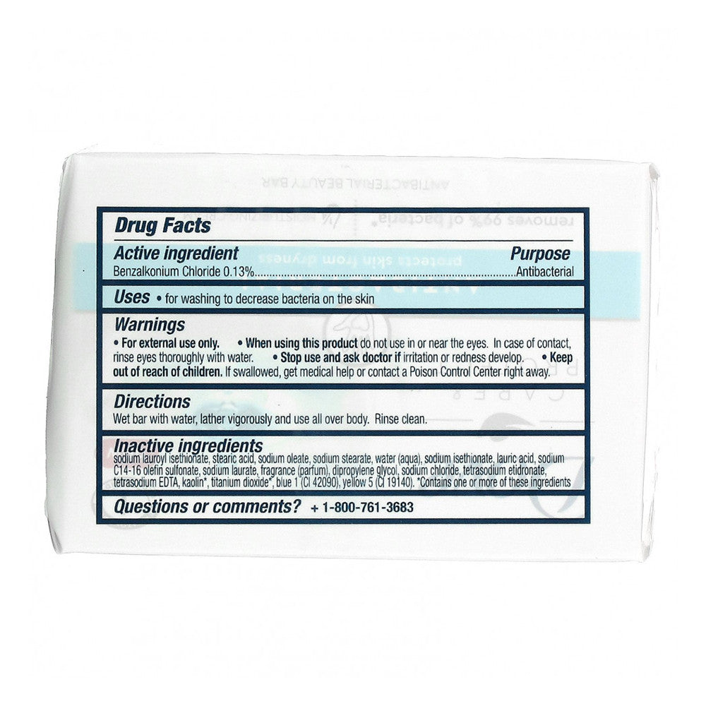 Dove Care And Protect Antibacterial Beauty Bar, 3 Ea, 3.17 Oz