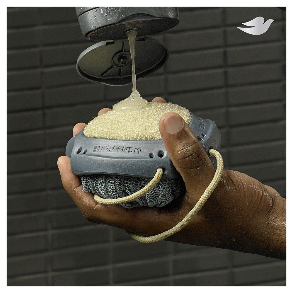 Dove Men Plus Care Active Clean Shower Scrubbing Tool, Maximum Body Scrub, 1 Ea