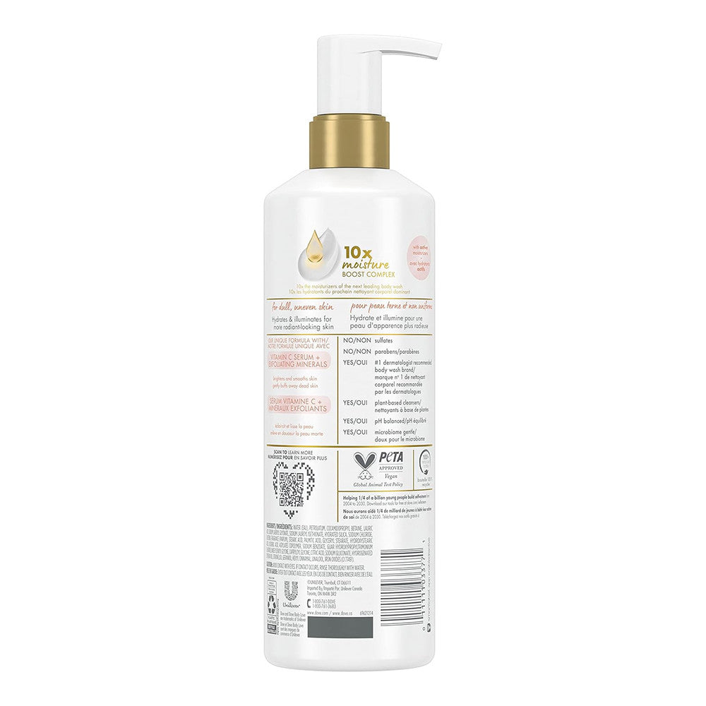 Dove Body Love Body Cleanser Radiance Renew For Dull Skin, 17.5 Oz