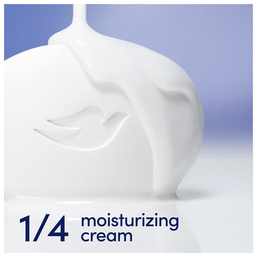 Dove Beauty Bar Soap for Women Original with 1/4 Moisturizing Cream All Skin, 6 Ea, 3.75 Oz