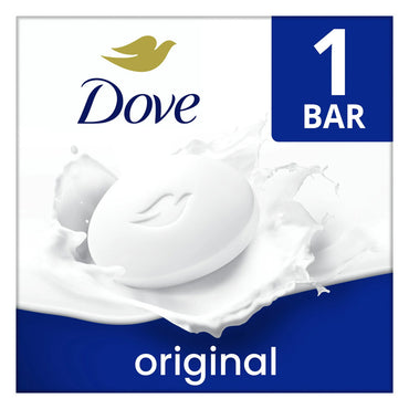 Dove White Bar Soap With Skin Moisturizing Cream, 2.6 Oz