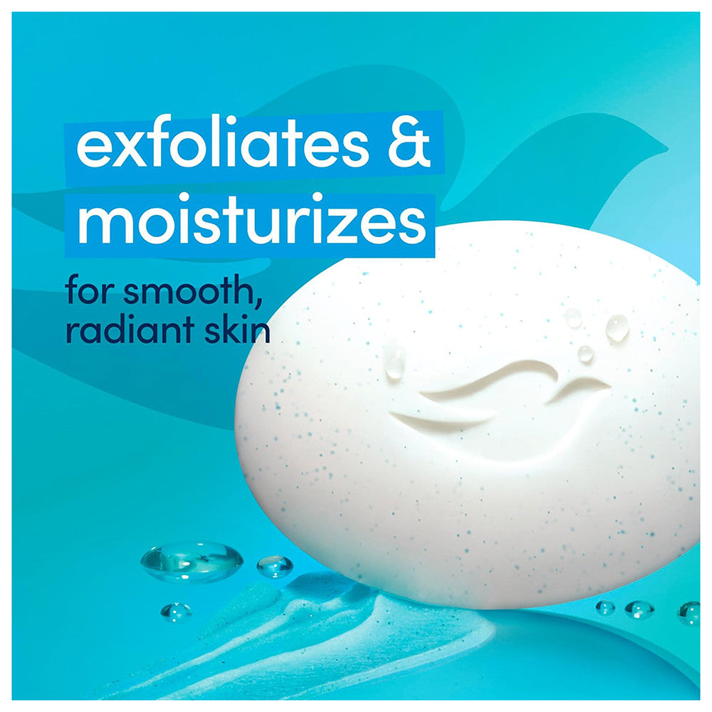 Dove Gentle Exfoliating Beauty Bar Soap, 6 Ea, 3.75 Oz