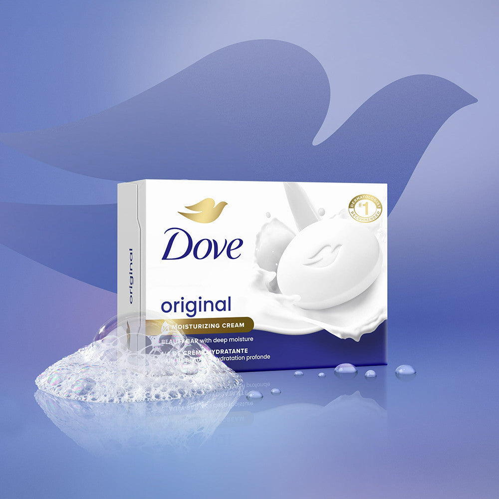 Dove White Moisturizing Lotion Beauty Bar, 3.17 Oz